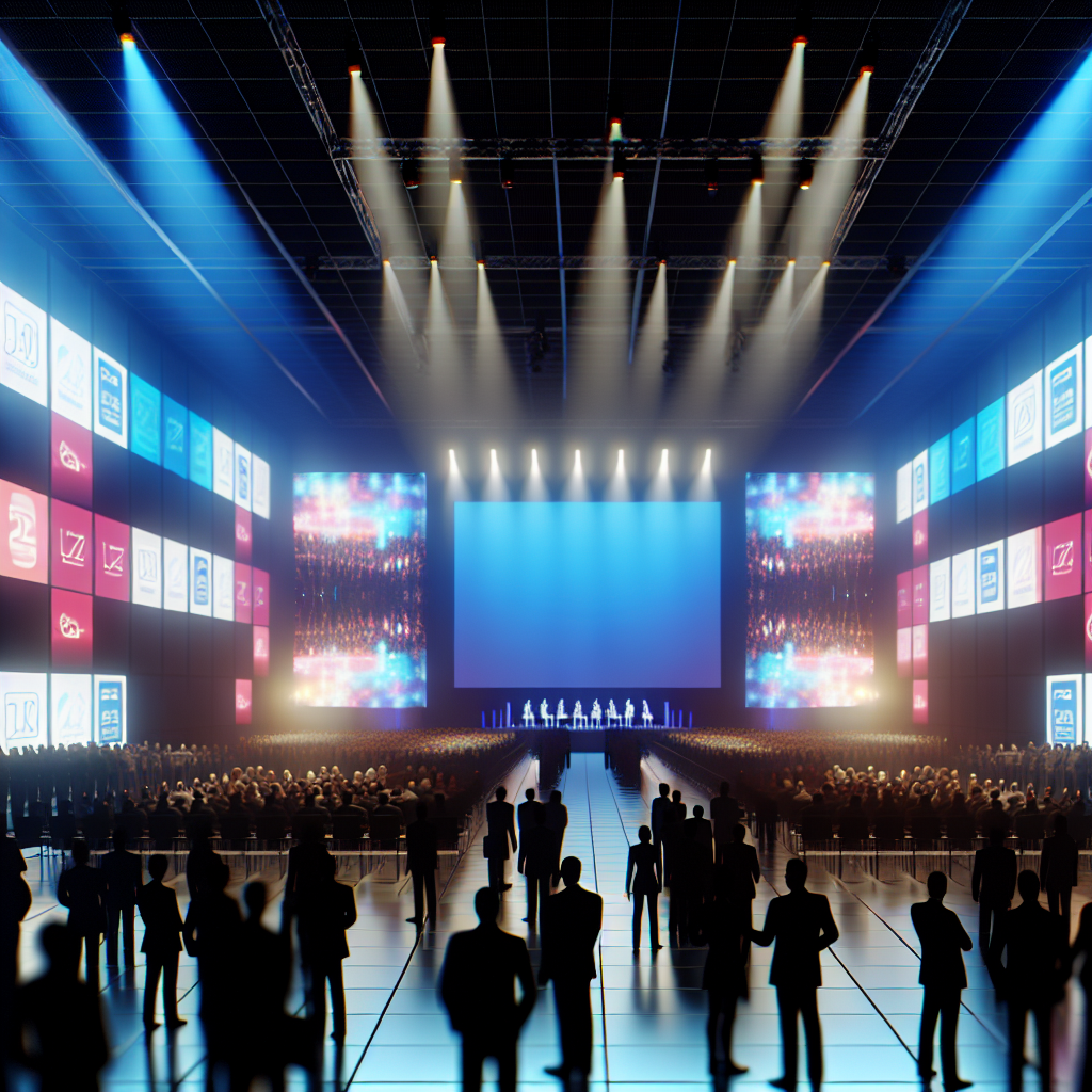 Corporate event lighting design