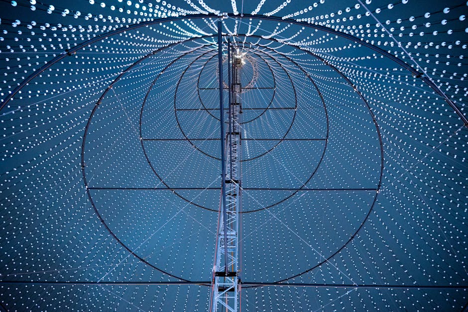 Corporate event lighting setup